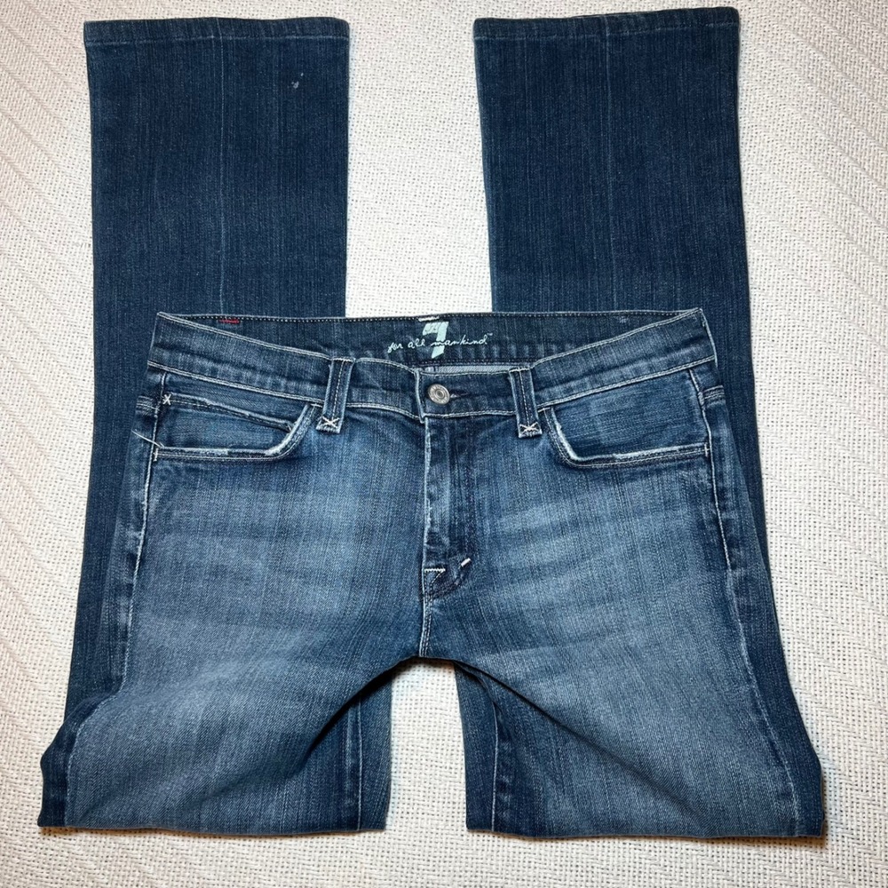 7 For All Mankind Low Rise Bootcut Jeans 7s Y2K Size 29